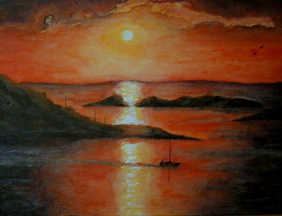 Sunset  43x33