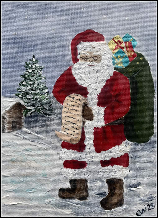 Tomte 28 akryl 18x24